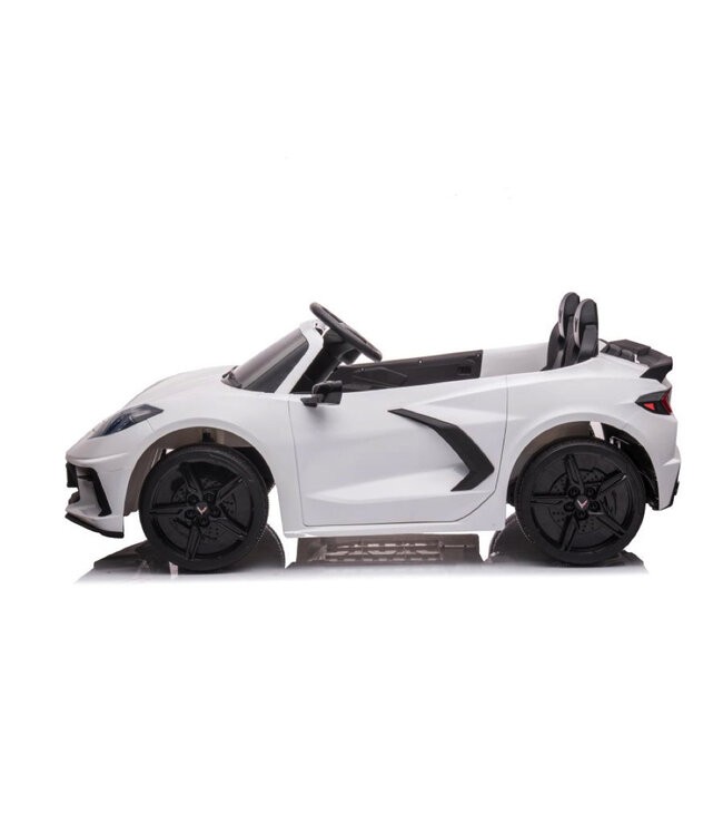 Corvette Stingray, ein Kleinkind-Elektrofahrzeug mit 2 Personen, 12 Volt mit der Goma, sowie der Kunde!