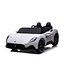 Carro infantil elétrico Maserati MC20 de 2 lugares, 24 V, pneus de borracha, banco de couro.