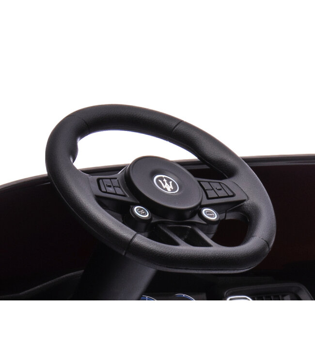 Carro infantil elétrico Maserati MC20 de 2 lugares, 24 V, pneus de borracha, banco de couro.