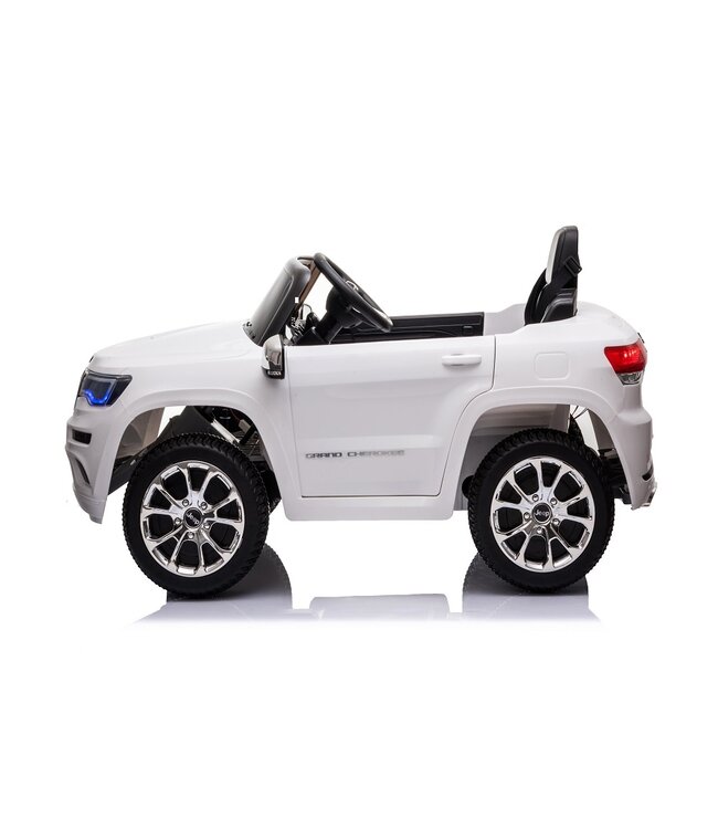 Jeep Grand Cherokee, coche infantil eléctrico de 12 voltios, asiento de piel ¡y más!
