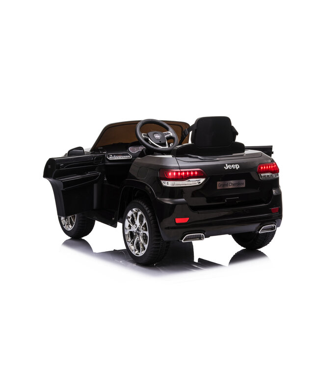 Jeep Grand Cherokee, coche infantil eléctrico de 12 voltios, asiento de piel ¡y más!