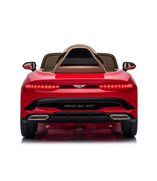 Bentley Bacalar, 12 volt electric children's car, leather seat, rubber tires and more.