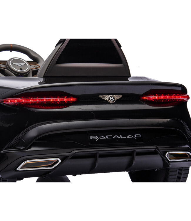 Bentley Bacalar, carro infantil eléctrico de 12 voltios, asiento de cuero, llantas de caucho y más.