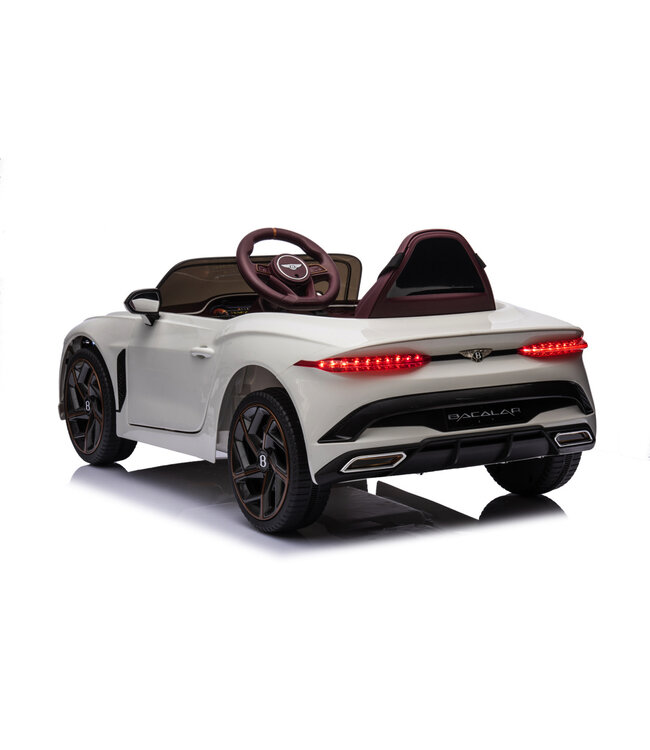 Bentley Bacalar, 12 volt electric children's car, leather seat, rubber tires and more.