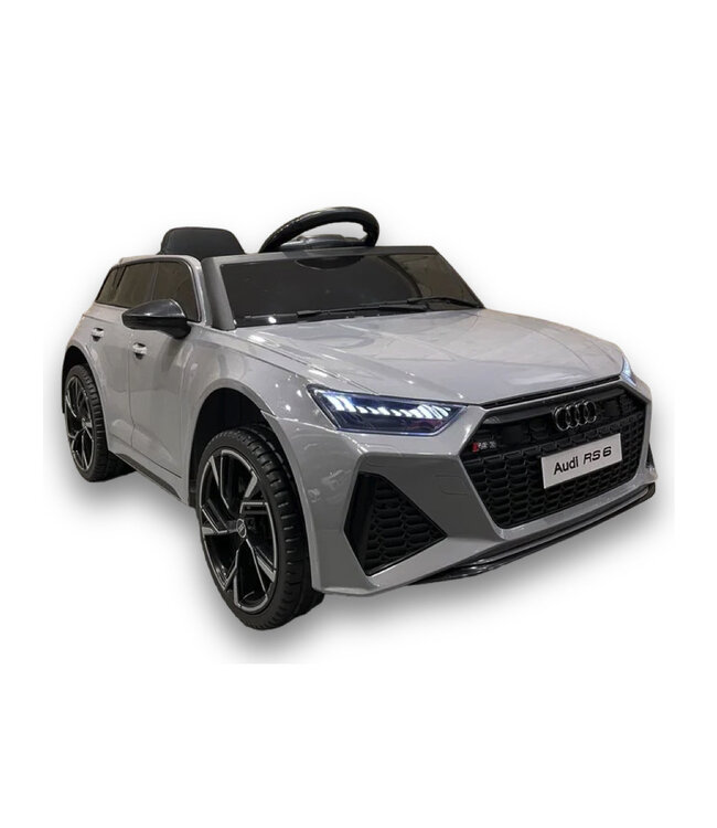 Audi RS6, 12 volt electric children's car with rubber tires, leather seat and more!