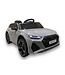 Audi RS6, 12 volt elektrisk børnebil med gummidæk, lædersæde med mere!