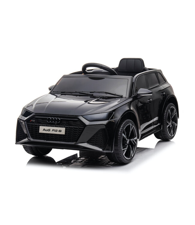 Audi RS6, 12-Volt-Elektro-Kinderauto mit Gummireifen, Ledersitz und mehr!