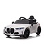 BMW M4, 12-Volt-Elektro-Kinderauto, Ledersitz, Gummireifen, Kinderbatterieauto!