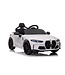 BMW M4, 12-Volt-Elektro-Kinderauto, Ledersitz, Gummireifen, Kinderbatterieauto!