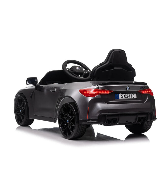 BMW M4, elbil til børn 12 volt, ren og frisk, pneus og caoutchouc, elbil til børn!
