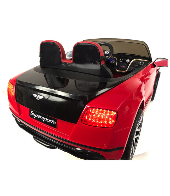 Bentley Supersports, carro elétrico infantil de 2 lugares, pneus de borracha e muito mais!