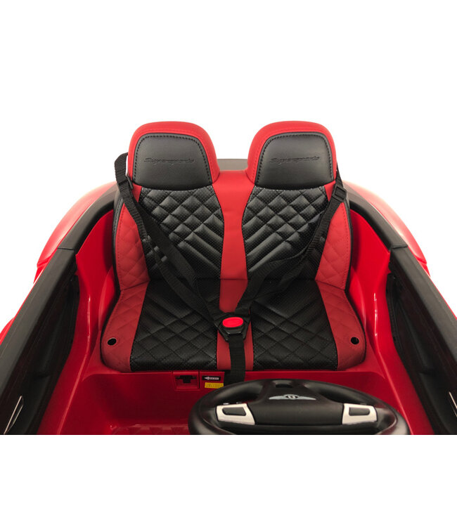 Bentley Supersports, coche infantil eléctrico de 2 plazas, neumáticos de goma ¡y más!