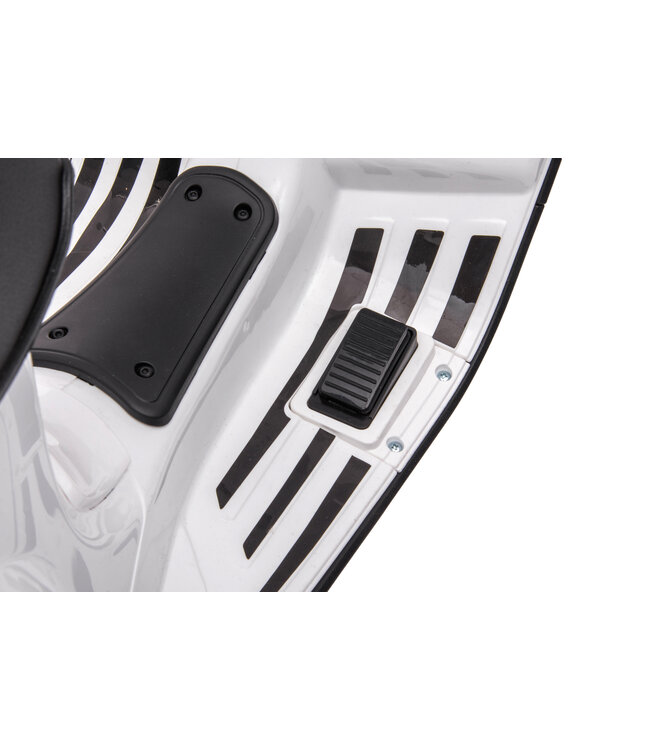 Vespa Sprint, scooter elétrica de 12 volts com música e muito mais!