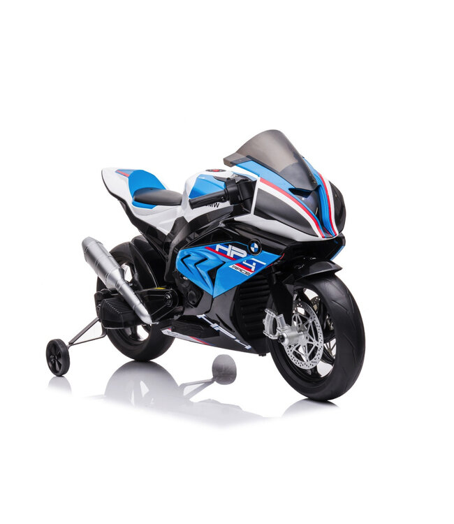 BMW HP4, moteur à batterie pour enfants 12 V avec pneus en caoutchouc et plus