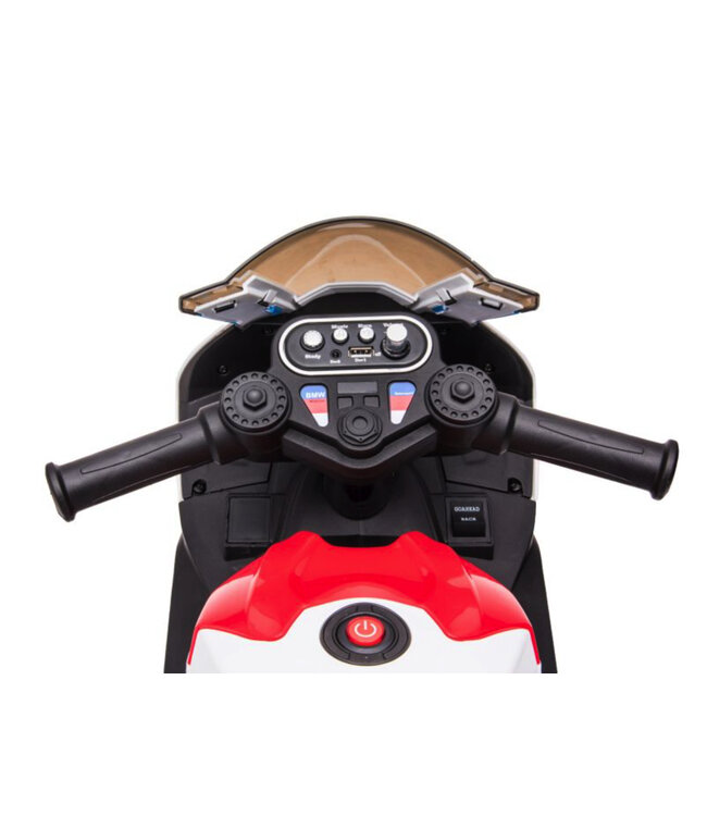 BMW HP4, 12v Kinder Accu Trike met kunststof banden en meer