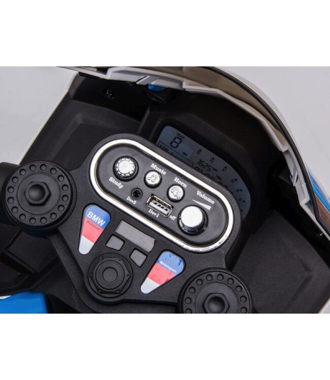 BMW HP4, tricycle à batterie pour enfants 12 V avec pneus en plastique et plus