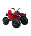 Quad elétrico, 12v, pneus de borracha, com comando à distância
