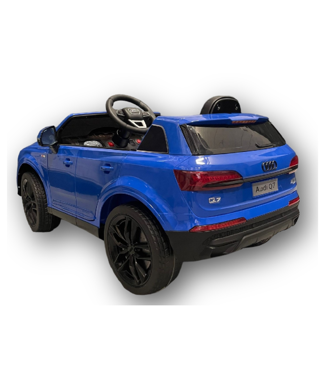 Carro elétrico infantil Audi Q7, 12 volts, pneus de borracha e muito mais!