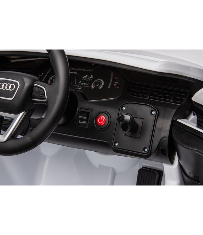 Carro elétrico infantil Audi Q7, 12 volts, pneus de borracha e muito mais!