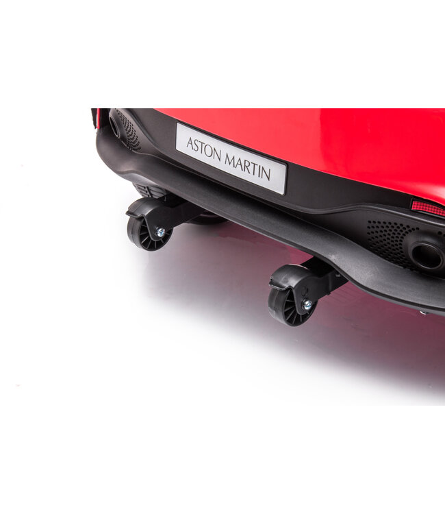 Aston Martin Carro infantil elétrico 12v com pneus de borracha, banco em pele e muito mais!