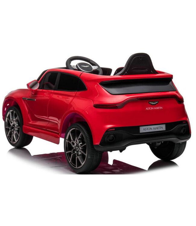 Aston Martin 12v electric kids car with rubber tires, leather seat and more!