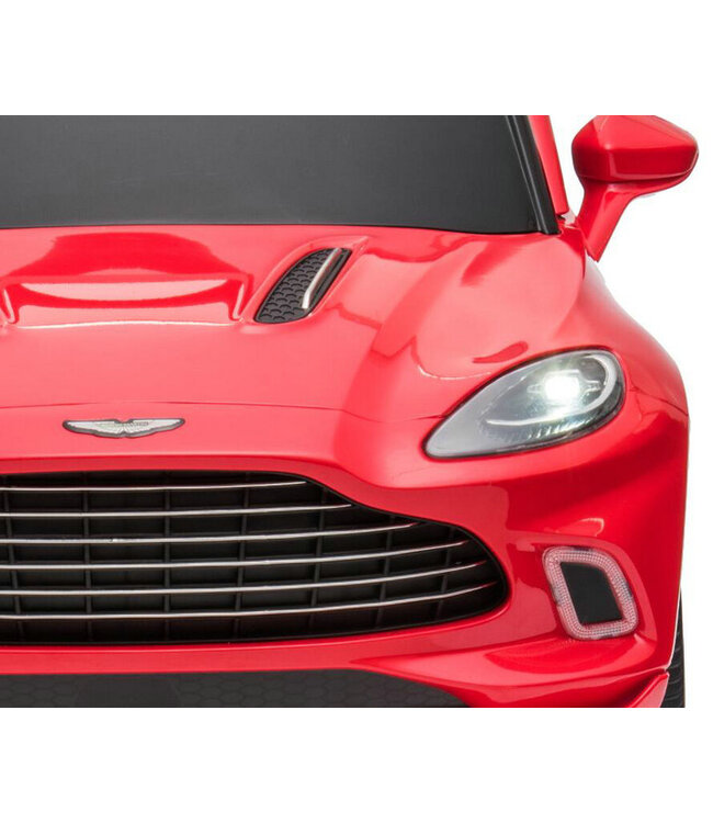Aston Martin Voiture √©lectrique pour enfants  12v avec pneus en caoutchouc, si√®ge en cuir et plus encore !