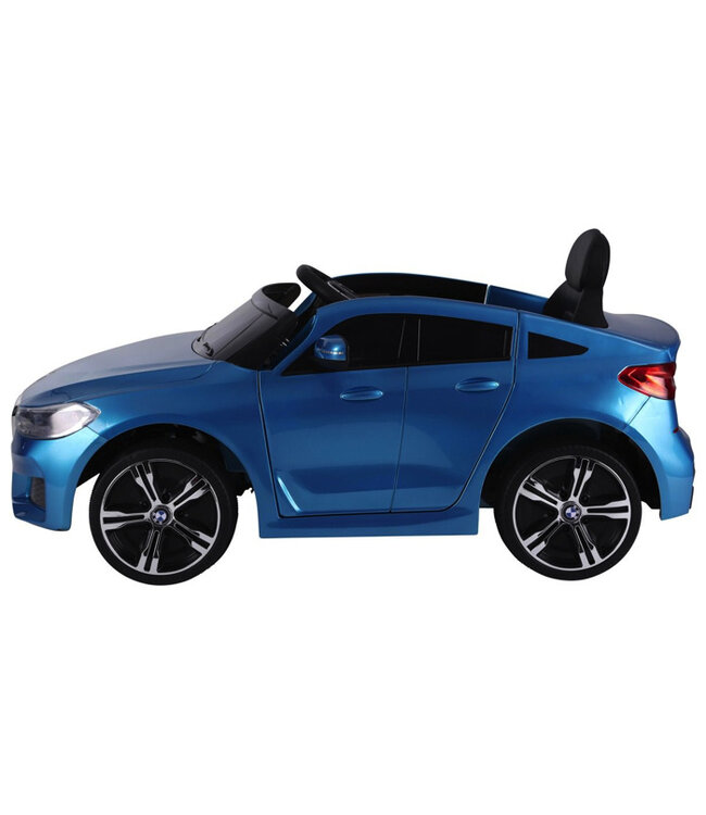 BMW 6 GT, siège en cuir, pneus en caoutchouc, voiture à batterie pour enfants !
