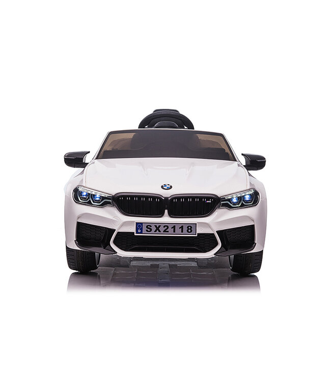 BMW M5, Lædersæde, Gummidæk, Børnebatteribil!