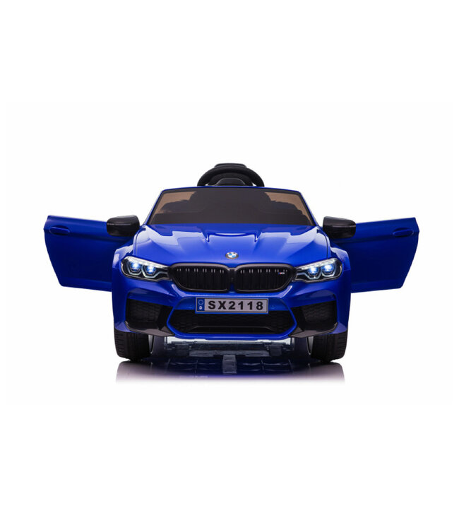 BMW M5, Lædersæde, Gummidæk, Børnebatteribil!