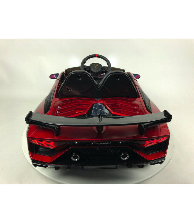 Lamborghini Aventador SVJ, ¡coche infantil eléctrico de 12 voltios con auténticas puertas de ala de gaviota!