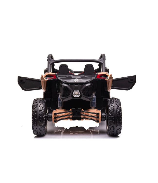 CAN-AM Maverick Buggy 2 plazas, 24v 14Ah, asiento de piel, neumáticos de goma