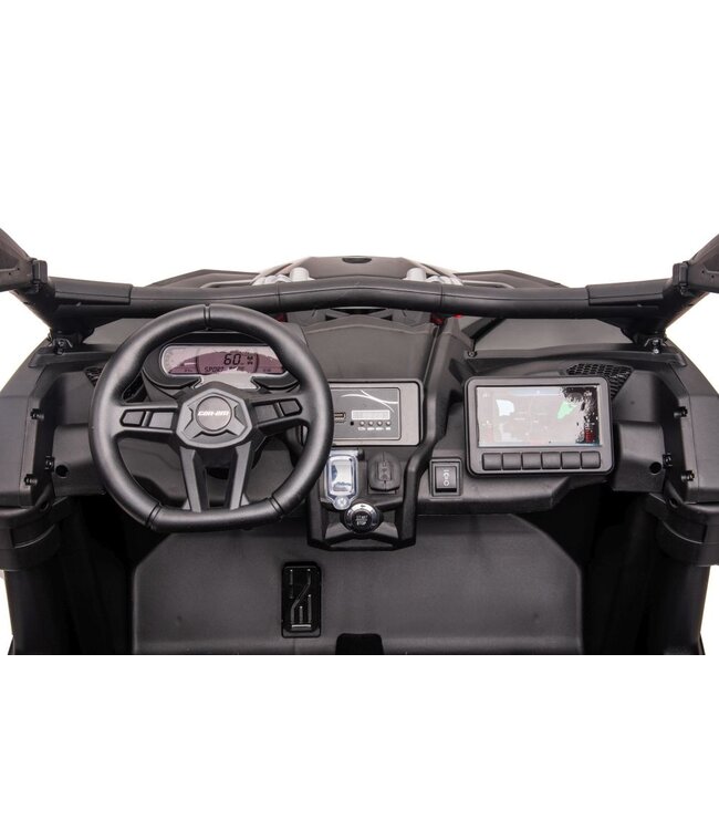 CAN-AM Maverick 2-seater Buggy, 24v 14Ah, leather seat, rubber tires