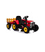 Tractor red, 2x 12 volt motors, electric children's tractor.