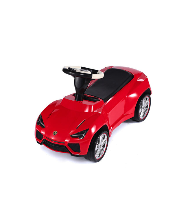 Lamborghini Urus ride-on car with rubber tires.