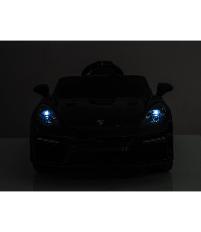 Porsche Spyder RS, 12-Volt-Kinderbatterieauto, Gummireifen, Ledersitz und mehr!