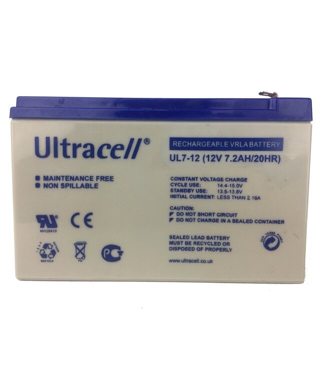 Ultracell Batteri 12 volt, 7Ah