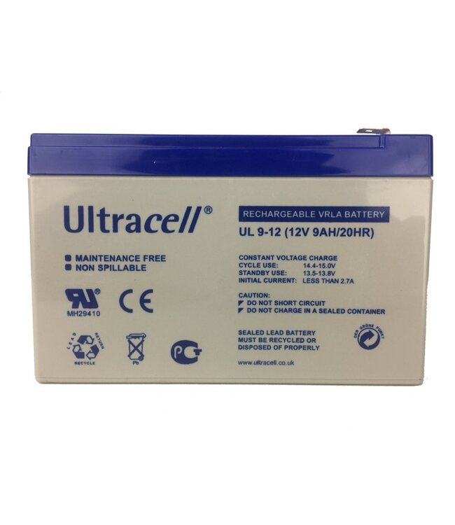 Ultracell Accu 12 volt, 9Ah
