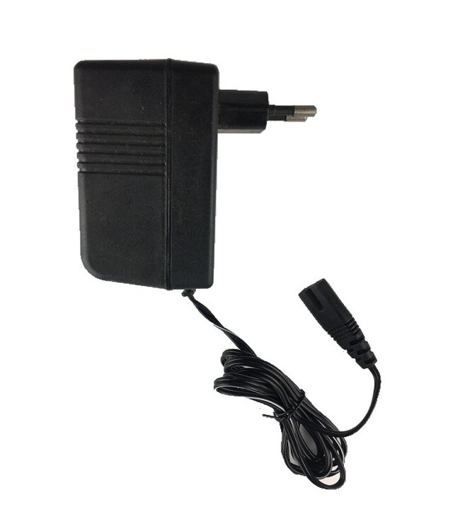 12 volt oplader voor kinder accu speelgoed (plat)