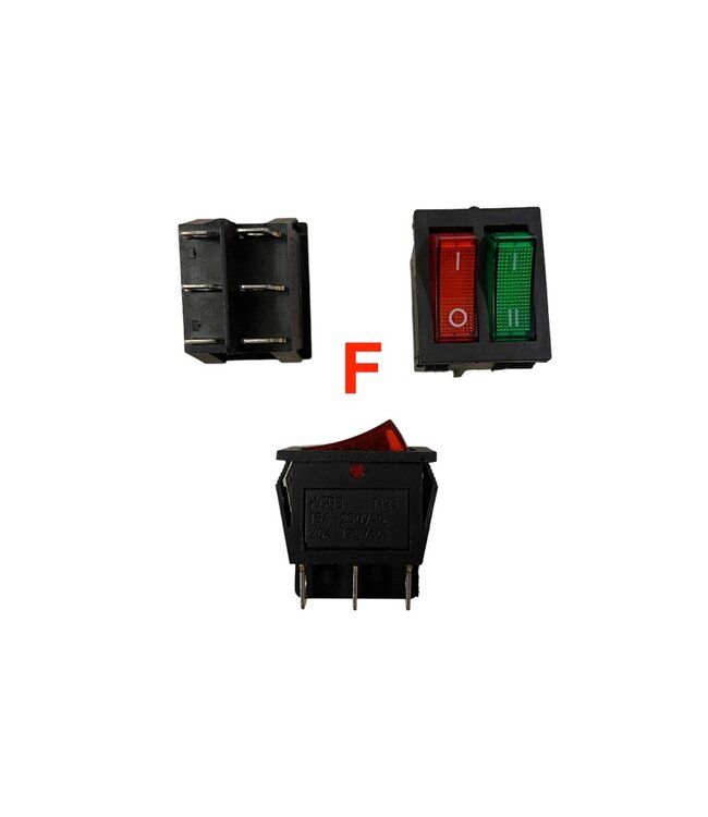 Interruptores e botões de ligar/desligar para carros infantis elétricos, motos e quadriciclos