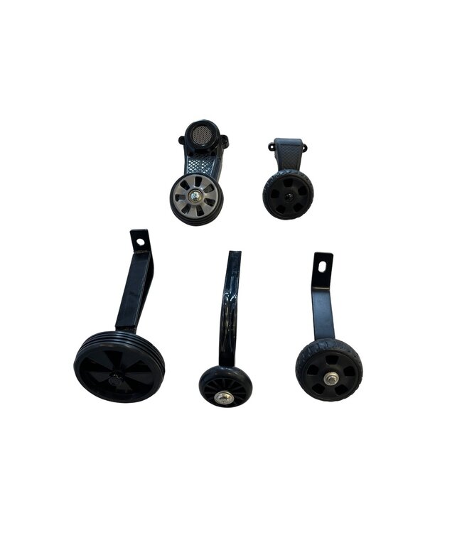 Side wheel for children's motorcycles and scooters