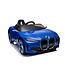 BMW i4, elektrisches Kinderauto, 12V, Ledersitz, Musikmodul und mehr!