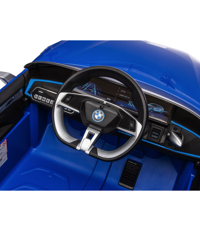 BMW i4, elektrisches Kinderauto, 12V, Ledersitz, Musikmodul und mehr!