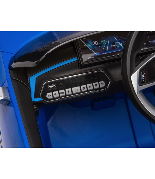 BMW i4, voiture électrique pour enfants, 12v, siège en cuir, module musique et plus encore !