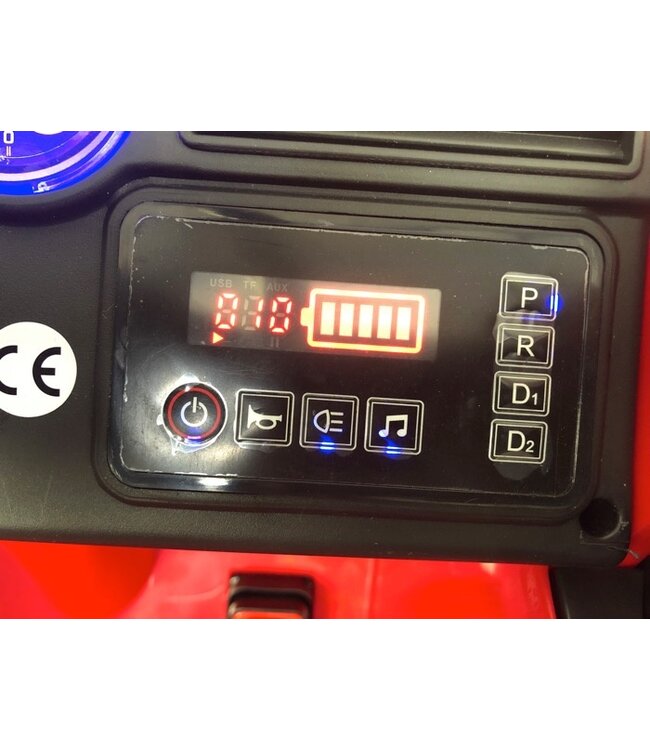 Coche de batería para bomberos, coche eléctrico para niños de 12 voltios con muchos accesorios.