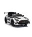 Mercedes-Benz GT3 AMG 12 volt elektrisk børnebil med gummidæk, lædersæde med mere!