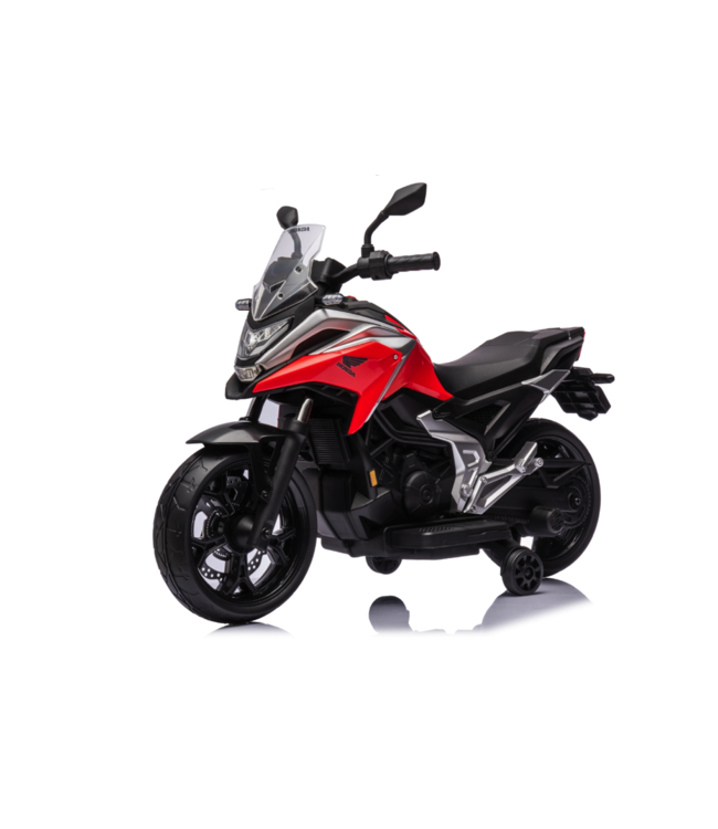 Honda NC750X, 12 volt elektrisk børnemotorcykel med gummidæk med mere!