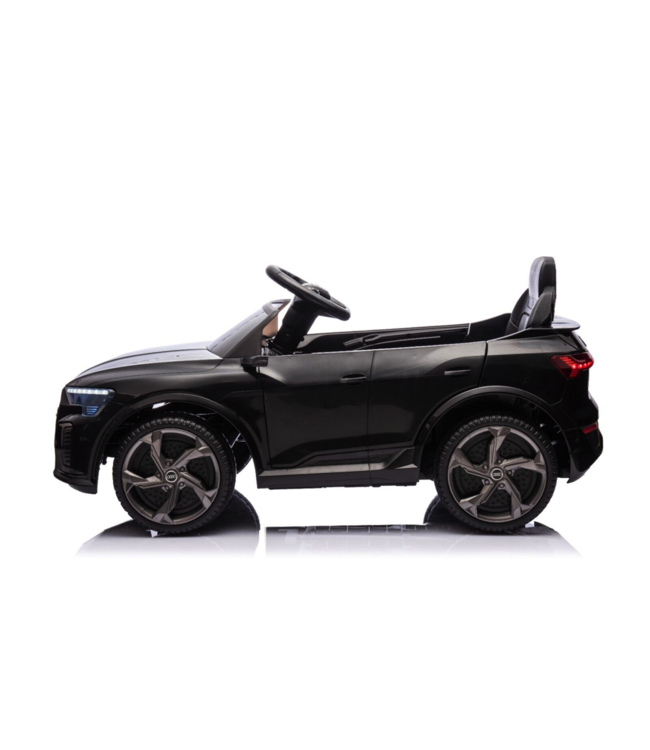 Audi S Q8, 12 volt electric children's car with rubber tires, leather seat and more