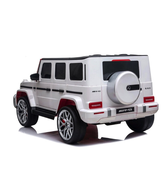 Mercedes G63 AMG para 2 pessoas, viatura com bateria de criança 24v e 4x4!