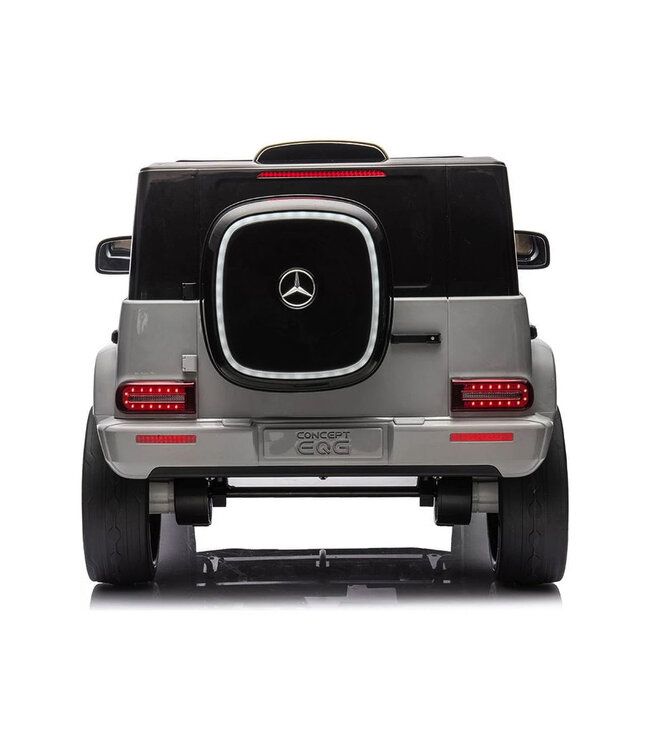 Mercedes Benz EQG, carro infantil elétrico de 12 volts com pneus de borracha, banco em pele e muito mais!