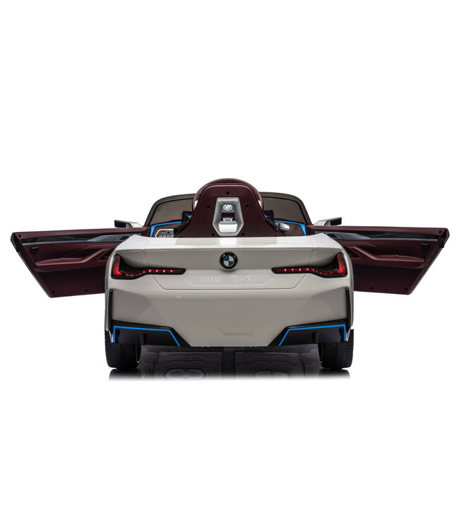 BMW i4, carro infantil elétrico, 12v, banco em pele, módulo de música e muito mais!
